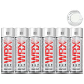 6X WRX Matt White Spray Paint 400ml Spray Paint